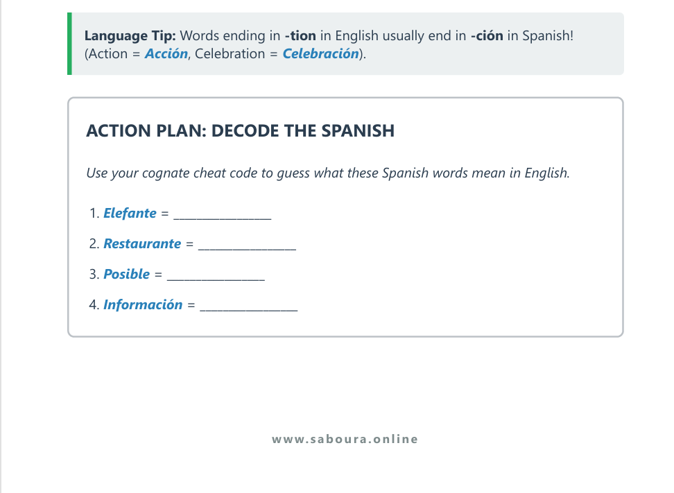 spanish lessons for american students