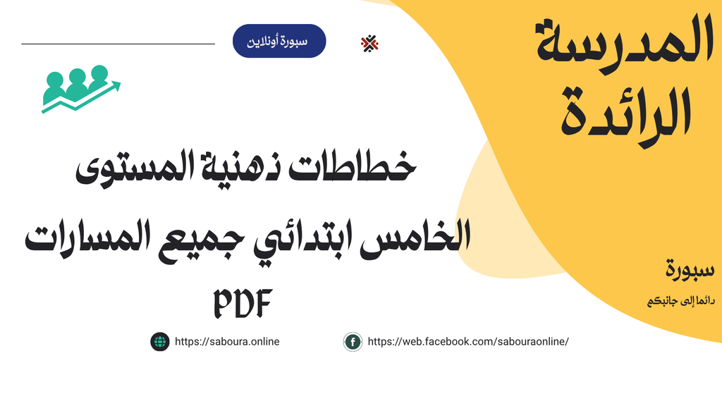 خطاطات ذهنية المستوى الخامس ابتدائي جميع المسارات 2026-27
